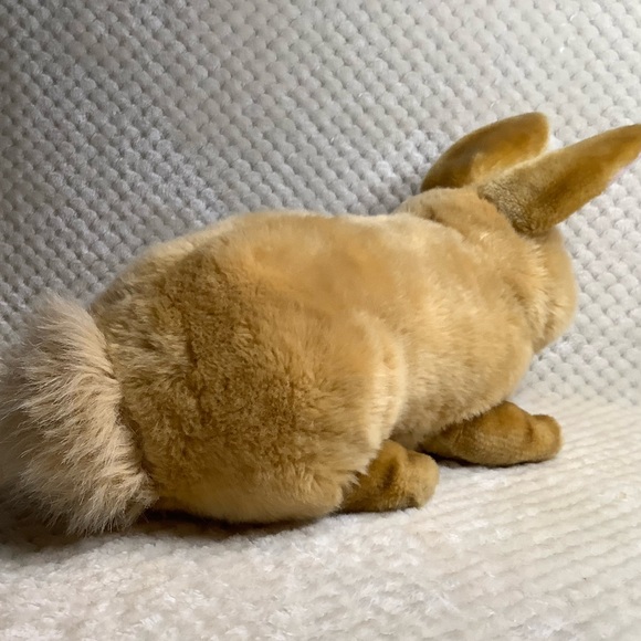 Realistic Plush Golden Tan Bunny Rabbit Stuffed Animal Toy Unbranded - Picture 3 of 11
